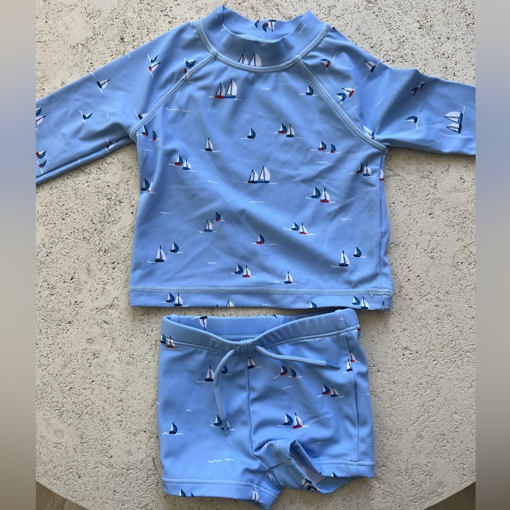 Janie and Jack Swim Set, 0-3 months